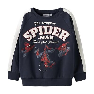 NAME IT Namn IT Nmmobert Spider Nreg Sweat Bru Mar, marinblå blazer, 98 NAME IT Namn IT Nmmobert Spider Nreg Sweat Bru Mar, marinblå blazer, 98