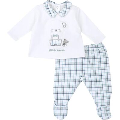 Chicco Baby pojkar Completo Coprifasce E Ghettina i Caldo Cotone Bottone, Vit (2), 0 månader Chicco Baby pojkar Completo Coprifasce E Ghettina i Caldo Cotone Bottone, Vit (2), 0 månader