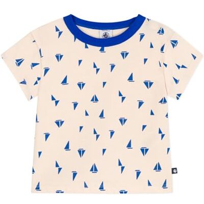 Petit Bateau Kortärmad T-shirt för pojkar, lavin/förlorad, 3 månader Petit Bateau Kortärmad T-shirt för pojkar, lavin/förlorad, 3 månader