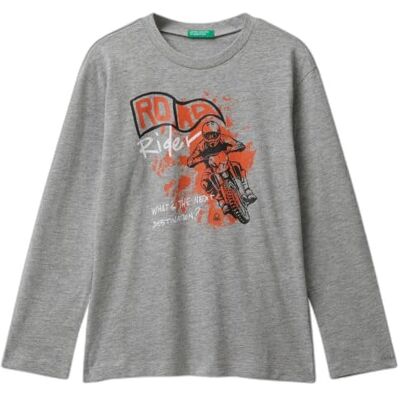United T-shirt för barn och tonåringar, Grå, 120 United T-shirt för barn och tonåringar, Grå, 120
