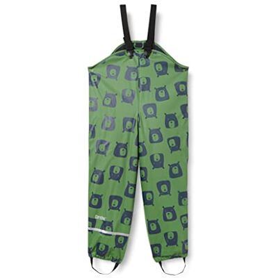 CareTec Unisex Barn Rain Overall PU w. fleece Regnbyxor, Elm Green (906), 6-9 Months CareTec Unisex Barn Rain Overall PU w. fleece Regnbyxor, Elm Green (906), 6-9 Months