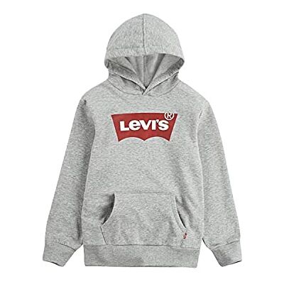 Levi's Barn fladdermusvinge skärmtryck huvtröja pojkar 2-8 år gamla, grå ljunga, 3 år Levi's Barn fladdermusvinge skärmtryck huvtröja pojkar 2-8 år gamla, grå ljunga, 3 år