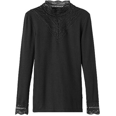 NAME IT Flickor Nkfnuri Ls XSL Top Noos långärmad tröja, svart, 134/140 NAME IT Flickor Nkfnuri Ls XSL Top Noos långärmad tröja, svart, 134/140