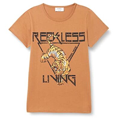 D-XEL T-shirt för flickor, Mörk sand, 8 År D-XEL T-shirt för flickor, Mörk sand, 8 År