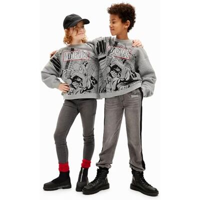 Desigual Pojkar pojkar stickad tröja långärmad tröja, svart, 14 år Desigual Pojkar pojkar stickad tröja långärmad tröja, svart, 14 år