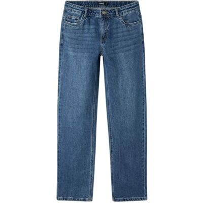 NAME IT flicka Nlfkim DNM Lw rak byxa Noos jeans, Mörkblå denim, 134 NAME IT flicka Nlfkim DNM Lw rak byxa Noos jeans, Mörkblå denim, 134
