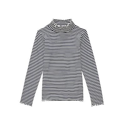TOM TAILOR Långärmad tröja för flickor med ränder, 32380-mörk blå offwhite randig, 116/122 cm TOM TAILOR Långärmad tröja för flickor med ränder, 32380-mörk blå offwhite randig, 116/122 cm
