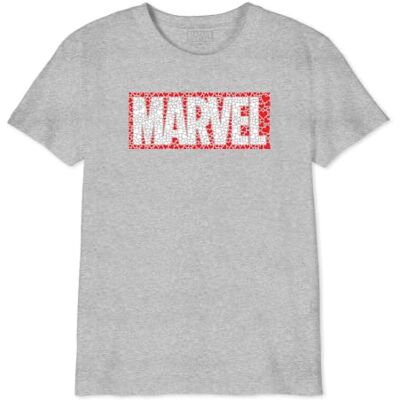 Marvel -t-shirt för flickor, Ljunggrå, 8 År Marvel -t-shirt för flickor, Ljunggrå, 8 År