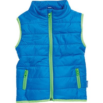 Playshoes unisex barn quiltad väst utomhusjacka, blå, 80 Playshoes unisex barn quiltad väst utomhusjacka, blå, 80