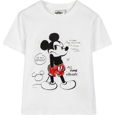 CERDÁ LIFE'S LITTLE MOMENTS Kortärmad Stitch barn-t-shirt originalprodukt designad i Spanien flickor, Musse vit, 3 år CERDÁ LIFE'S LITTLE MOMENTS Kortärmad Stitch barn-t-shirt originalprodukt designad i Spanien flickor, Musse vit, 3 år