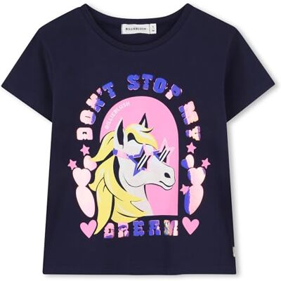 Billieblush U21630 t-shirt för flickor, Indigoblå, 10 år Billieblush U21630 t-shirt för flickor, Indigoblå, 10 år