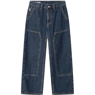 Pepe Jeans pojkar lösa DAN dubbla knäjeans, blå (Denim-), 12 Pepe Jeans pojkar lösa DAN dubbla knäjeans, blå (Denim-), 12