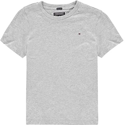 Tommy Hilfiger pojkar T-tröja Boys Basic Cn Knit S/S, Grå ljung, 152 Tommy Hilfiger pojkar T-tröja Boys Basic Cn Knit S/S, Grå ljung, 152
