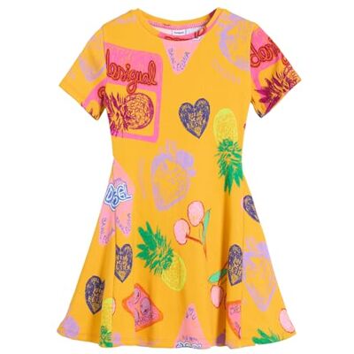 Desigual Vest_DSGL, 8018 gul, 3/4, Gul, 4 år Desigual Vest_DSGL, 8018 gul, 3/4, Gul, 4 år