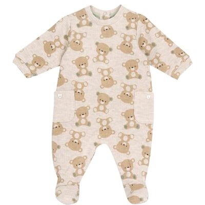 Chicco Sovkläder för pojkar och småbarn, Naturlig medium, 6 mesi Chicco Sovkläder för pojkar och småbarn, Naturlig medium, 6 mesi