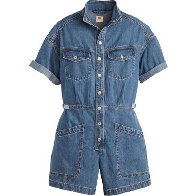 Levi's Dam Ss Surplus Romper Blue Joke M, Blå Joke, M Levi's Dam Ss Surplus Romper Blue Joke M, Blå Joke, M