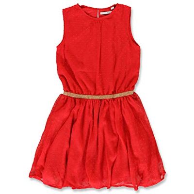 Lemon Beret Small Girls Dress Casual Girl, Röd (Ribbon röd), 9 år Lemon Beret Small Girls Dress Casual Girl, Röd (Ribbon röd), 9 år