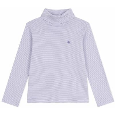 Petit Bateau Barn undertröja i bomull med ränder, Squaw/Marshmallow, 4 �r Petit Bateau Barn undertröja i bomull med ränder, Squaw/Marshmallow, 4 �r