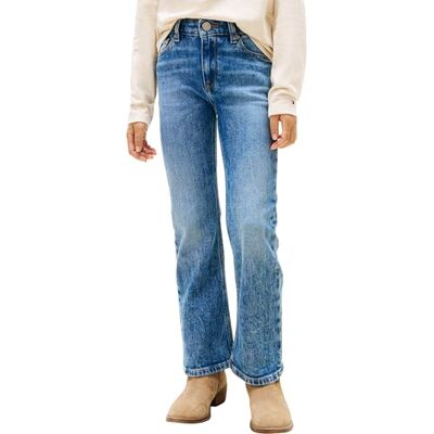Tommy Hilfiger Flickors Flare Vintage Jeans KG0KG09268 Bootcut, Denim (Denim Medium Vintage), 14 år, Denim (denim medium vintage), 14 år Tommy Hilfiger Flickors Flare Vintage Jeans KG0KG09268 Bootcut, Denim (Denim Medium Vintage), 14 år, Denim (denim medium vintage), 14 år