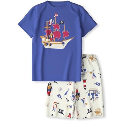 CALIDA Barn Pirates kort pyjamas djup kobalt, Djup kobolt, 92-98 CALIDA Barn Pirates kort pyjamas djup kobalt, Djup kobolt, 92-98