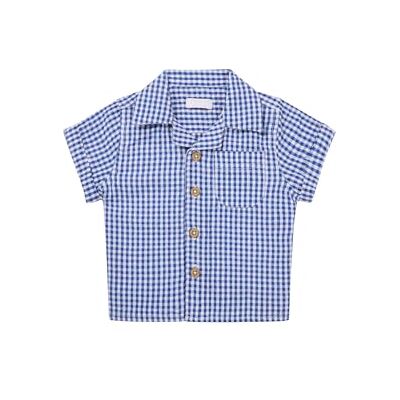 Noppies Baby pojkar pojkar Osnabprint kortärmad T-shirt, Kontrollmönster – N346, 68 cm Noppies Baby pojkar pojkar Osnabprint kortärmad T-shirt, Kontrollmönster – N346, 68 cm