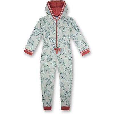 Sanetta Flicka sparkbyxa/overall grå pyjamasset, frostig, 128 cm Sanetta Flicka sparkbyxa/overall grå pyjamasset, frostig, 128 cm