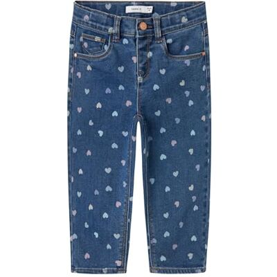 NAME IT Nmfbella Mom Shaped Jeans 3555-On Noos, Denimblå, 86 NAME IT Nmfbella Mom Shaped Jeans 3555-On Noos, Denimblå, 86