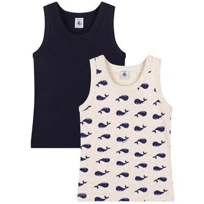 Petit Bateau Undertröja (2 pack) för barn och tonåringar, Variant 1, 12 år Petit Bateau Undertröja (2 pack) för barn och tonåringar, Variant 1, 12 år