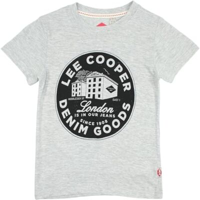 Lee Cooper T-shirt för pojkar, Vit, 12 år Lee Cooper T-shirt för pojkar, Vit, 12 år