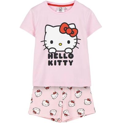 CERDÁ LIFE'S LITTLE MOMENTS Bekväm och rolig – Hello Kitty-pyjamas perfekt för vila och lek (2-pack), unisex, barn, Färg: rosa, 10 år CERDÁ LIFE'S LITTLE MOMENTS Bekväm och rolig – Hello Kitty-pyjamas perfekt för vila och lek (2-pack), unisex, barn, Färg: rosa, 10 år