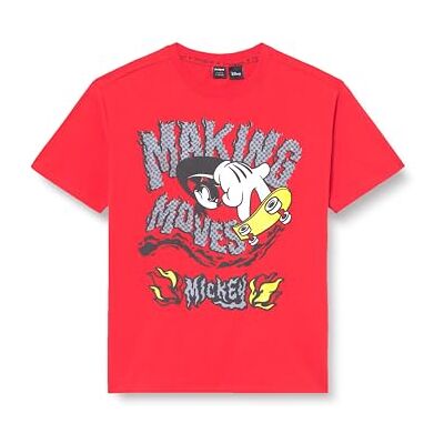 Desigual TS_Making Moves Mic T-shirt för barn, Röd röd, 12 años Desigual TS_Making Moves Mic T-shirt för barn, Röd röd, 12 años