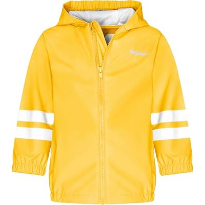 Playshoes unisex barn basic regnjacka, vanlig gul, 80 Playshoes unisex barn basic regnjacka, vanlig gul, 80