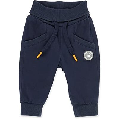 Sigikid Gabardine byxor av ekologisk bomull för baby pojkar i storlekarna 62 till 98, Mörkblå, 62 cm Sigikid Gabardine byxor av ekologisk bomull för baby pojkar i storlekarna 62 till 98, Mörkblå, 62 cm
