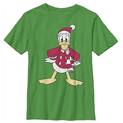 Disney tecken Donald Hat Boy's Solid Crew Tee, Kelly Green, X-Small, Kelly Green, XS Disney tecken Donald Hat Boy's Solid Crew Tee, Kelly Green, X-Small, Kelly Green, XS