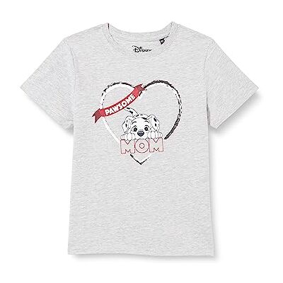 Disney "101 Dalmatians Pawsome Mom" BODALMATS001 T-shirt barn, grå melange, storlek 10 år, Melange grå, 10 �r Disney "101 Dalmatians Pawsome Mom" BODALMATS001 T-shirt barn, grå melange, storlek 10 år, Melange grå, 10 �r
