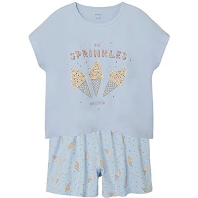 NAME IT Girl's NKFNIGHTSET mössa Icecream NOOS pyjamas, Nantucket Breeze, 86/92, Nantucket Breeze, 86/92 cm NAME IT Girl's NKFNIGHTSET mössa Icecream NOOS pyjamas, Nantucket Breeze, 86/92, Nantucket Breeze, 86/92 cm
