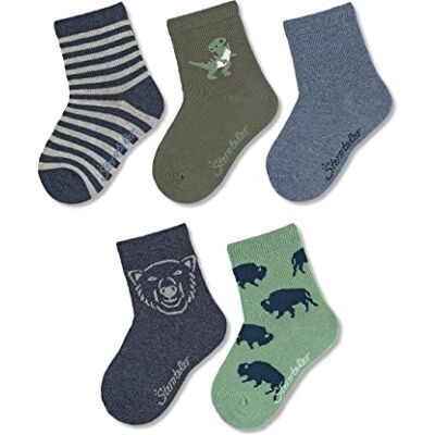 Sterntaler Baby pojkar babystrumpor strumpor strumpor 5-pack, blå, 17-18 EU Sterntaler Baby pojkar babystrumpor strumpor strumpor 5-pack, blå, 17-18 EU