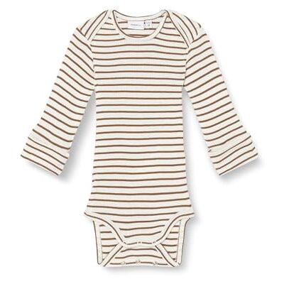 NAME IT NAMN IT Nbnohello Ls Body Sleepsuit, Jet Stream, 62 NAME IT NAMN IT Nbnohello Ls Body Sleepsuit, Jet Stream, 62