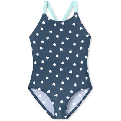 Schiesser Flickbaddräkt – Aqua Kids Girls – storlek 92 till 140, Nattblå_182733, 92 cm Schiesser Flickbaddräkt – Aqua Kids Girls – storlek 92 till 140, Nattblå_182733, 92 cm