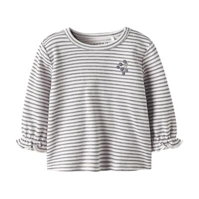 NAME IT Namn IT Nbfbripa Ls O-hals, Lavendelgrå, 74 NAME IT Namn IT Nbfbripa Ls O-hals, Lavendelgrå, 74
