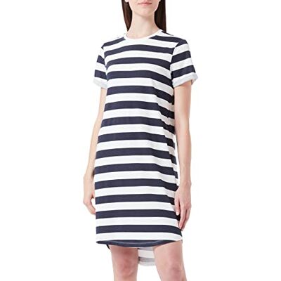 ONLY Dam ONLMAY S/S randig klänning Jrs-klänning, nattsky/ränder: molndansare (kia), M ONLY Dam ONLMAY S/S randig klänning Jrs-klänning, nattsky/ränder: molndansare (kia), M