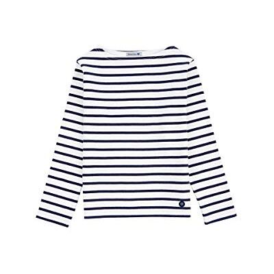 Armor-lux Armor Lux Loctudy T-shirt för flickor, Flerfärgad (Blanc/Navire 400), 16 År Armor-lux Armor Lux Loctudy T-shirt för flickor, Flerfärgad (Blanc/Navire 400), 16 År