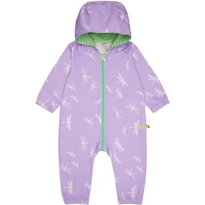 loud + proud baby-flicka utomhus, gjord av ekologisk bomull, Gots certifierad jumpsuit, lila, 74-80 loud + proud baby-flicka utomhus, gjord av ekologisk bomull, Gots certifierad jumpsuit, lila, 74-80