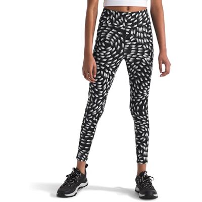 The North Face Never Stop Leggings för flickor, Black Vector Field, 176 The North Face Never Stop Leggings för flickor, Black Vector Field, 176