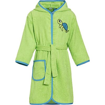 Playshoes Unisex barn frottébadrock morgonrock, Sköldpadda, 86-92 Playshoes Unisex barn frottébadrock morgonrock, Sköldpadda, 86-92
