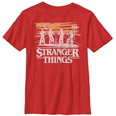 Stranger Things Unisex barn Jank Drawing kortärmad T-shirt, röd, en storlek, röd, XS Stranger Things Unisex barn Jank Drawing kortärmad T-shirt, röd, en storlek, röd, XS