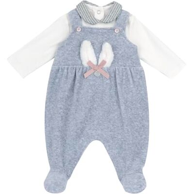 Chicco Sovkläder för pojkar och småbarn, Ljusgrå, 9 mesi Chicco Sovkläder för pojkar och småbarn, Ljusgrå, 9 mesi