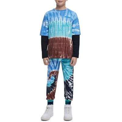 Desigual Pant_Tie-Dye 2000 svart 7/8, svart, 8 år Desigual Pant_Tie-Dye 2000 svart 7/8, svart, 8 år