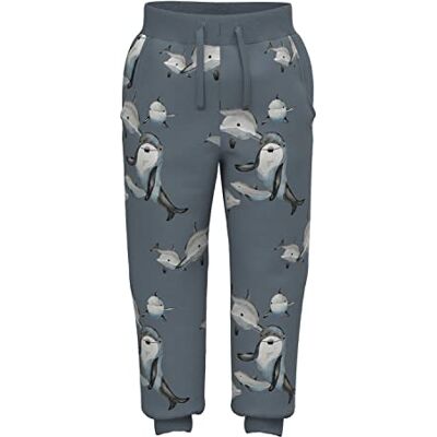Name It Stormy Weather Joggingbyxor - Ekologisk Bomull Name It Stormy Weather Joggingbyxor - Ekologisk Bomull