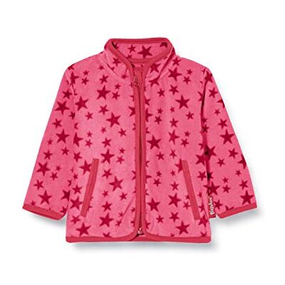 Playshoes unisex barn fleecejacka utomhus topp, Rosa stjärnor, 152 Playshoes unisex barn fleecejacka utomhus topp, Rosa stjärnor, 152